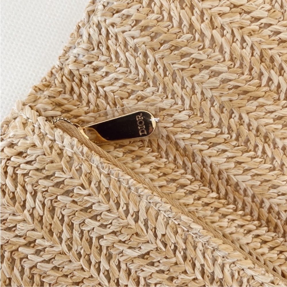 Dior Beauty Raffia / Straw clutch - Picture 3 of 5